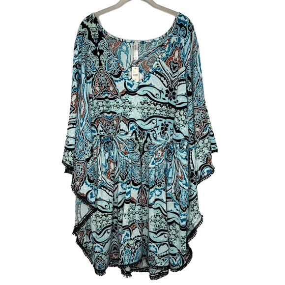 Swim By Cacique Cover Up Women's Plus Size 26/28 Casual Beach Vacation Wear NWT - Picture 1 of 7